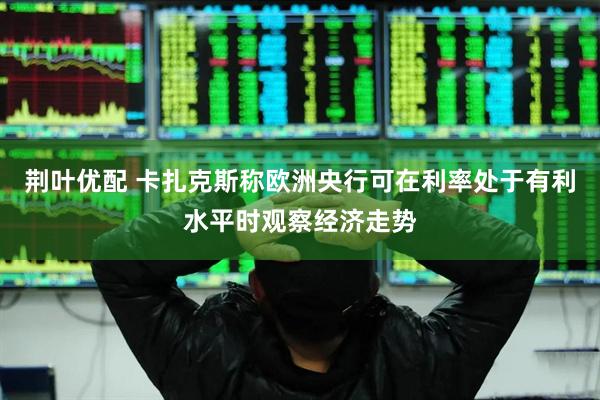 荆叶优配 卡扎克斯称欧洲央行可在利率处于有利水平时观察经济走势